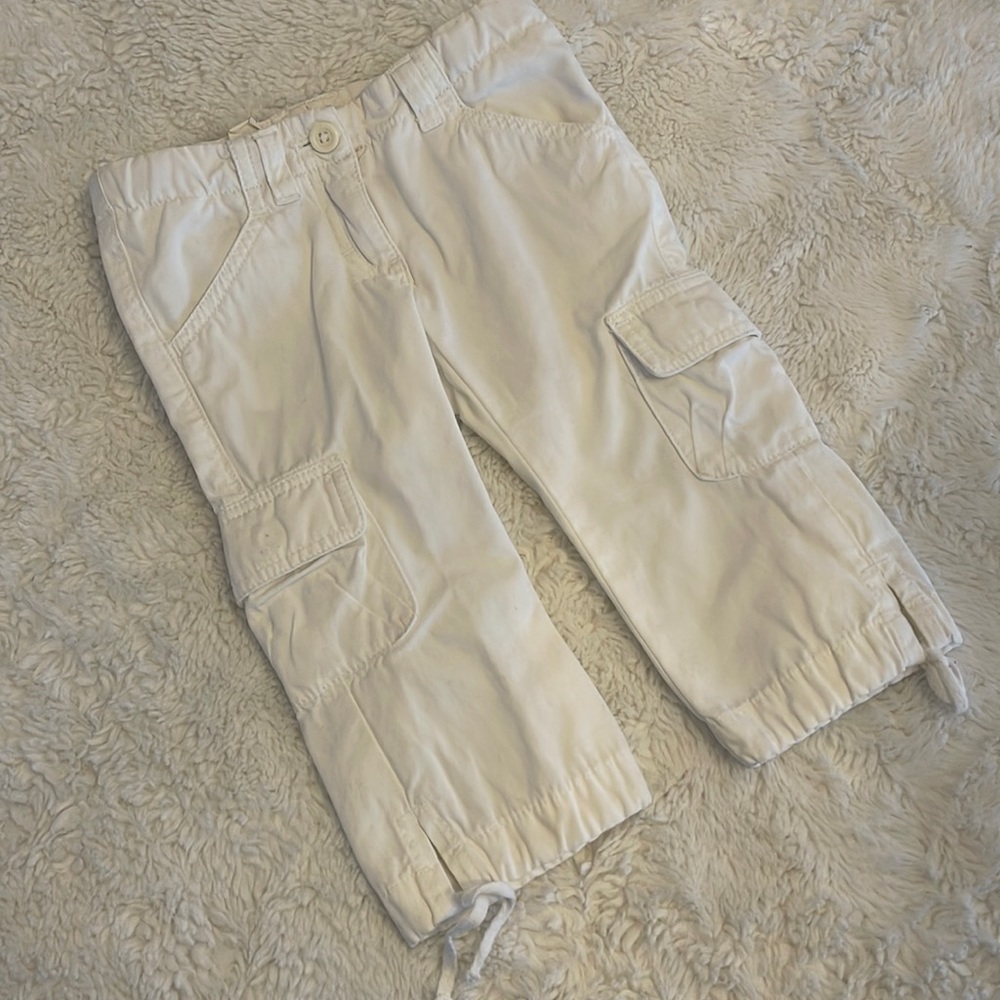 Crewcuts White Cargo Pants